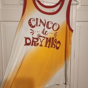 Cato Red and White Sleeveless Tank Top